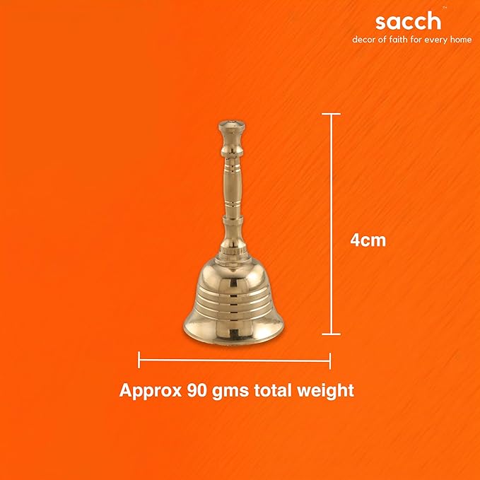 Brass Pooja Ghanti for Mandir & Prayer Room