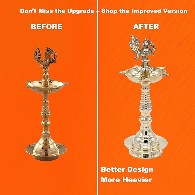 Classic Peacock Diya