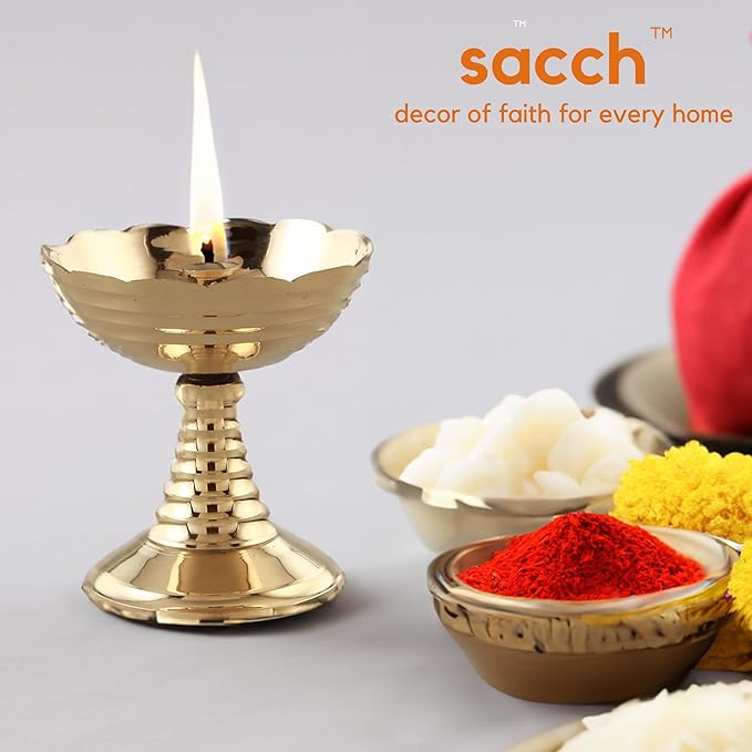 Brass Akhand Diya - 1 Piece