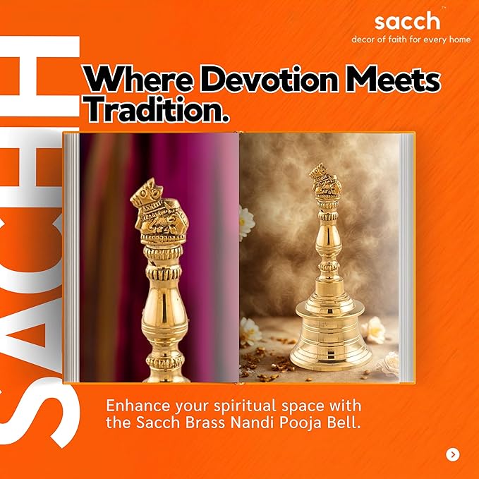 Brass Nandi Pooja Bell