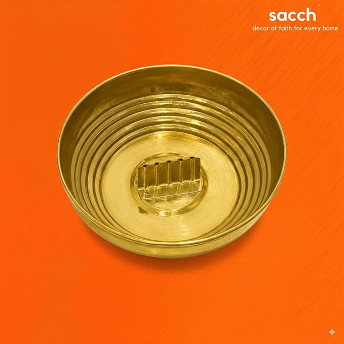 Agarbatti Stand with Ash Tray Catcher,Incense Stick Holder for Pooja Room and Office Space. (Large)