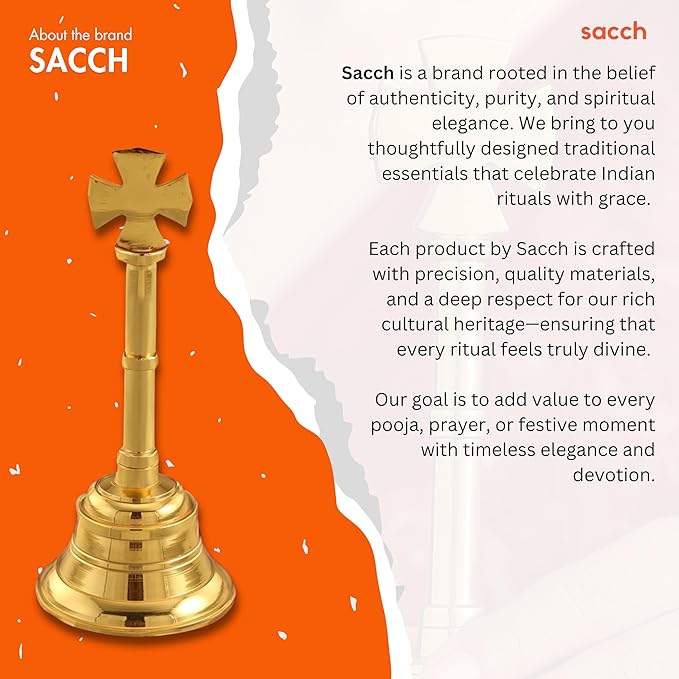 Brass Golden Church Bell