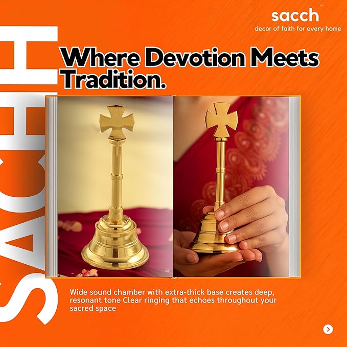 Brass Golden Church Bell