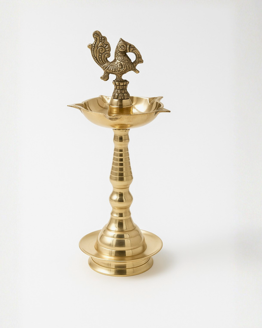 Classic Peacock Diya