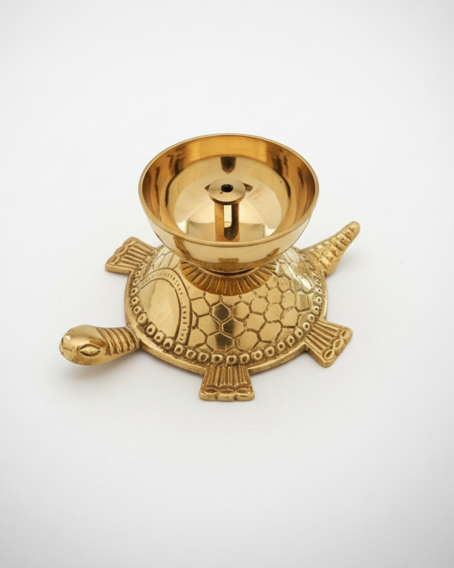 Brass Turtle Diya