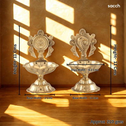 Shankh & Chakra Diya Set