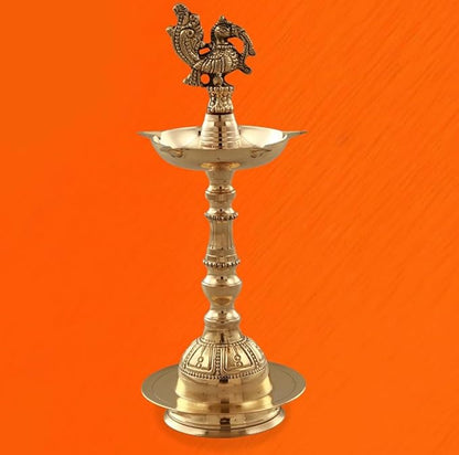 Royal Peacock Diya