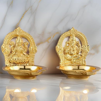 Lakshmi & Ganesh Diya Set