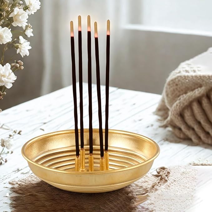 Agarbatti Stand with Ash Catcher Tray - 5 holder