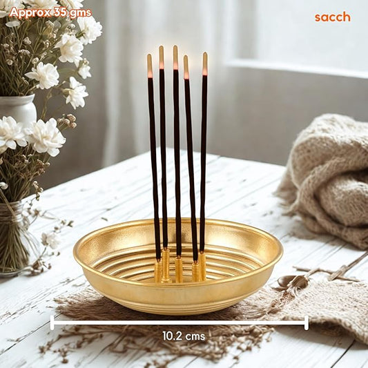 Agarbatti Stand with Ash Catcher Tray - 5 holder