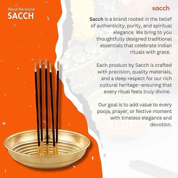 Agarbatti Stand with Ash Catcher Tray - 5 holder