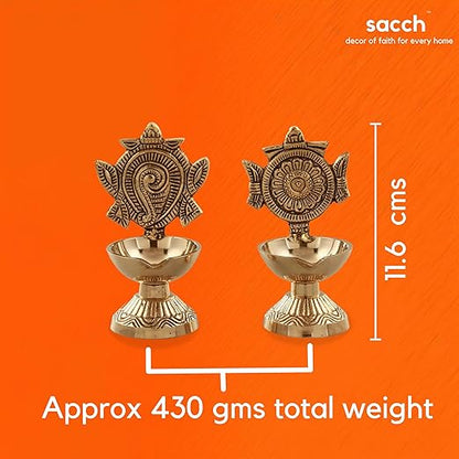 Shanku Chakra Diya Set